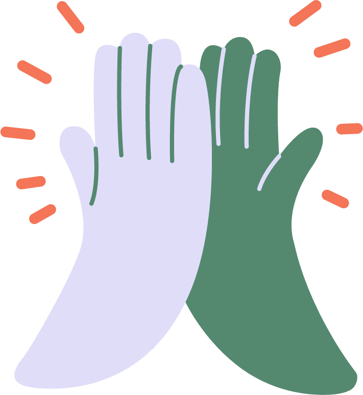 illustration de deux mains qui "clap"